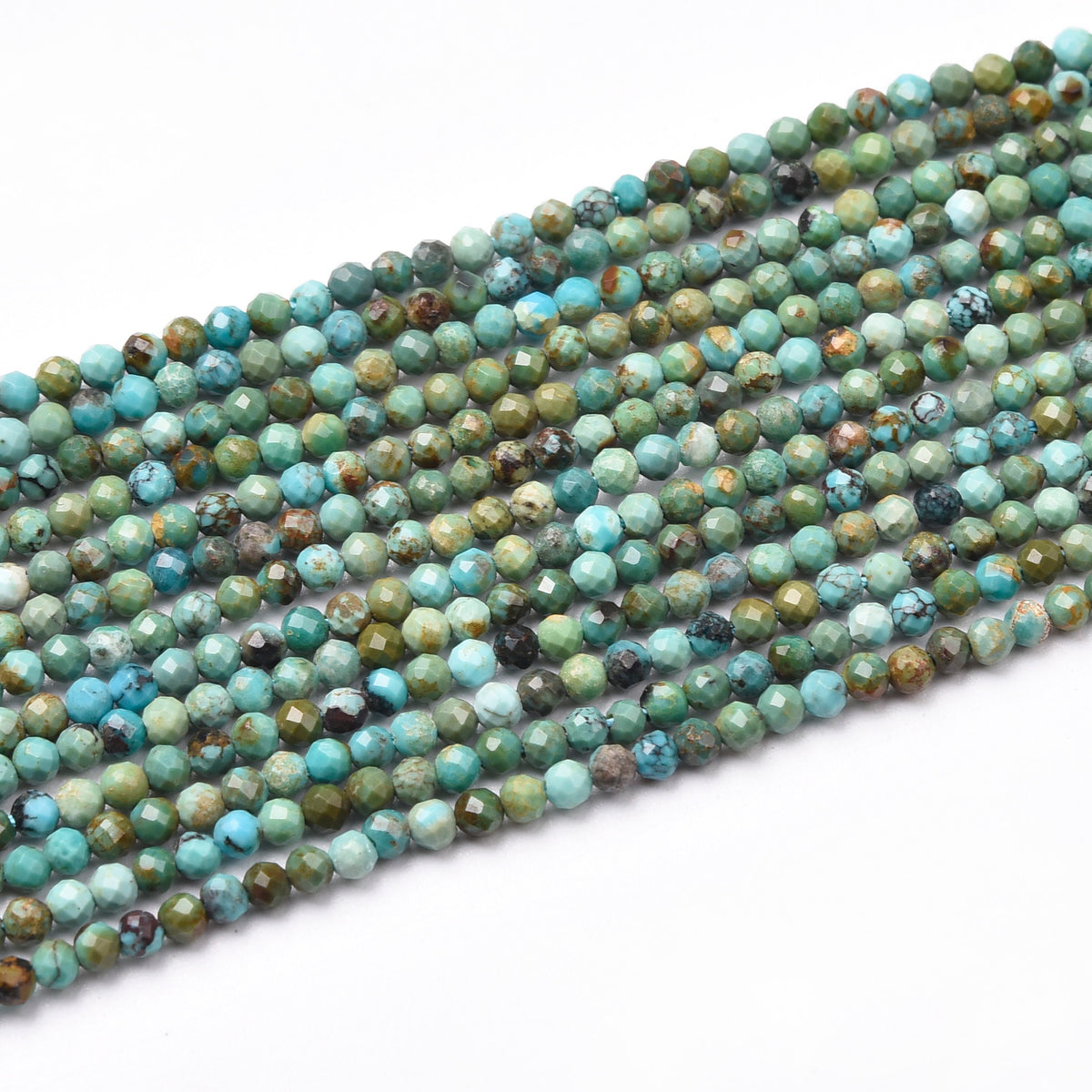 Green / Blue Tuquoise  Beads Strand