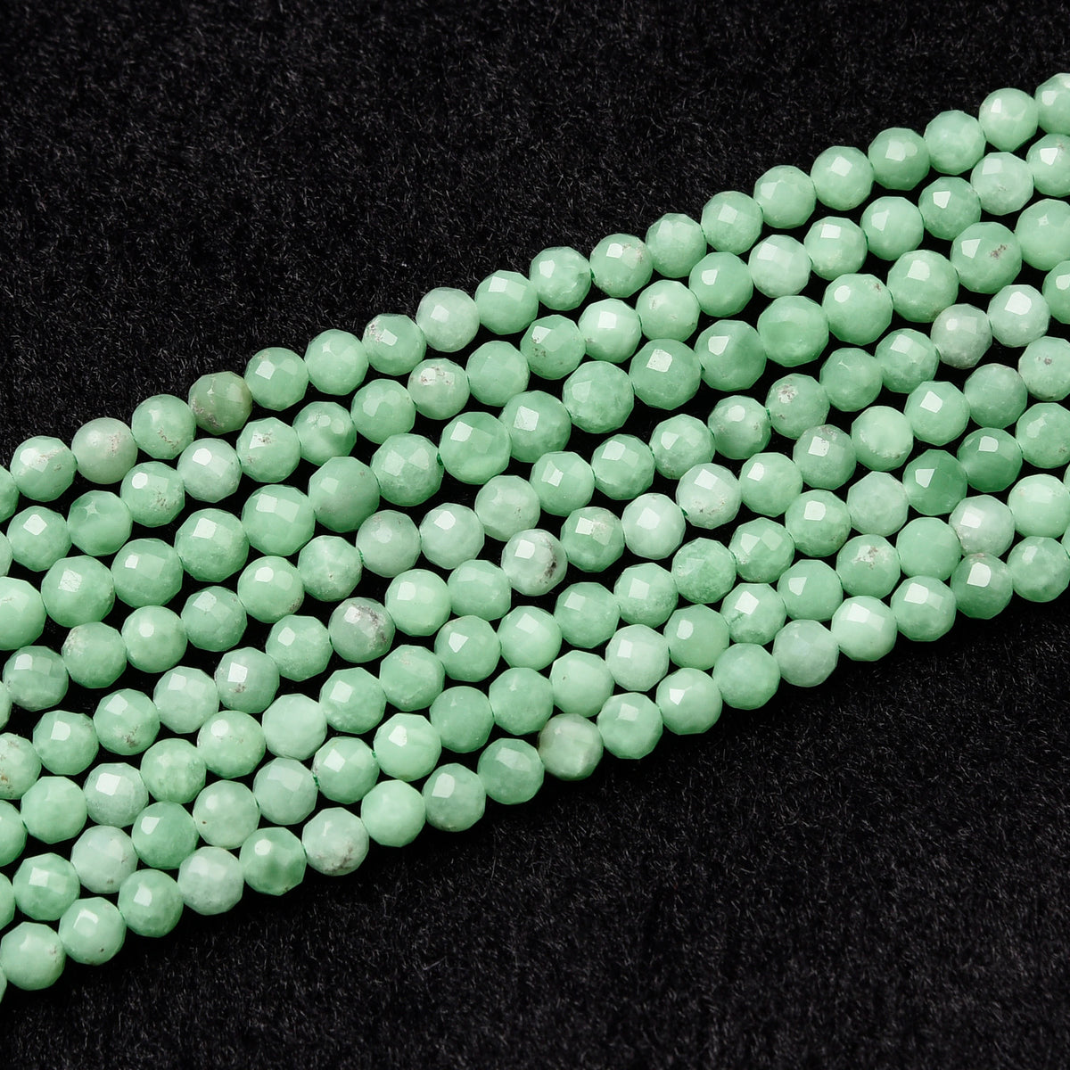 Green Jade Beads Strand