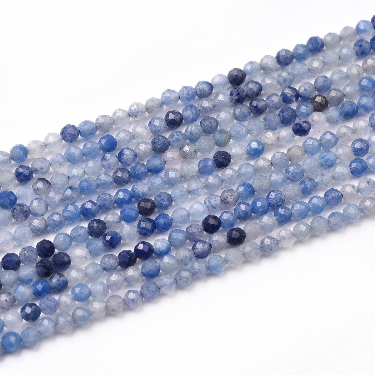 Blue Aventurine Beads Strand