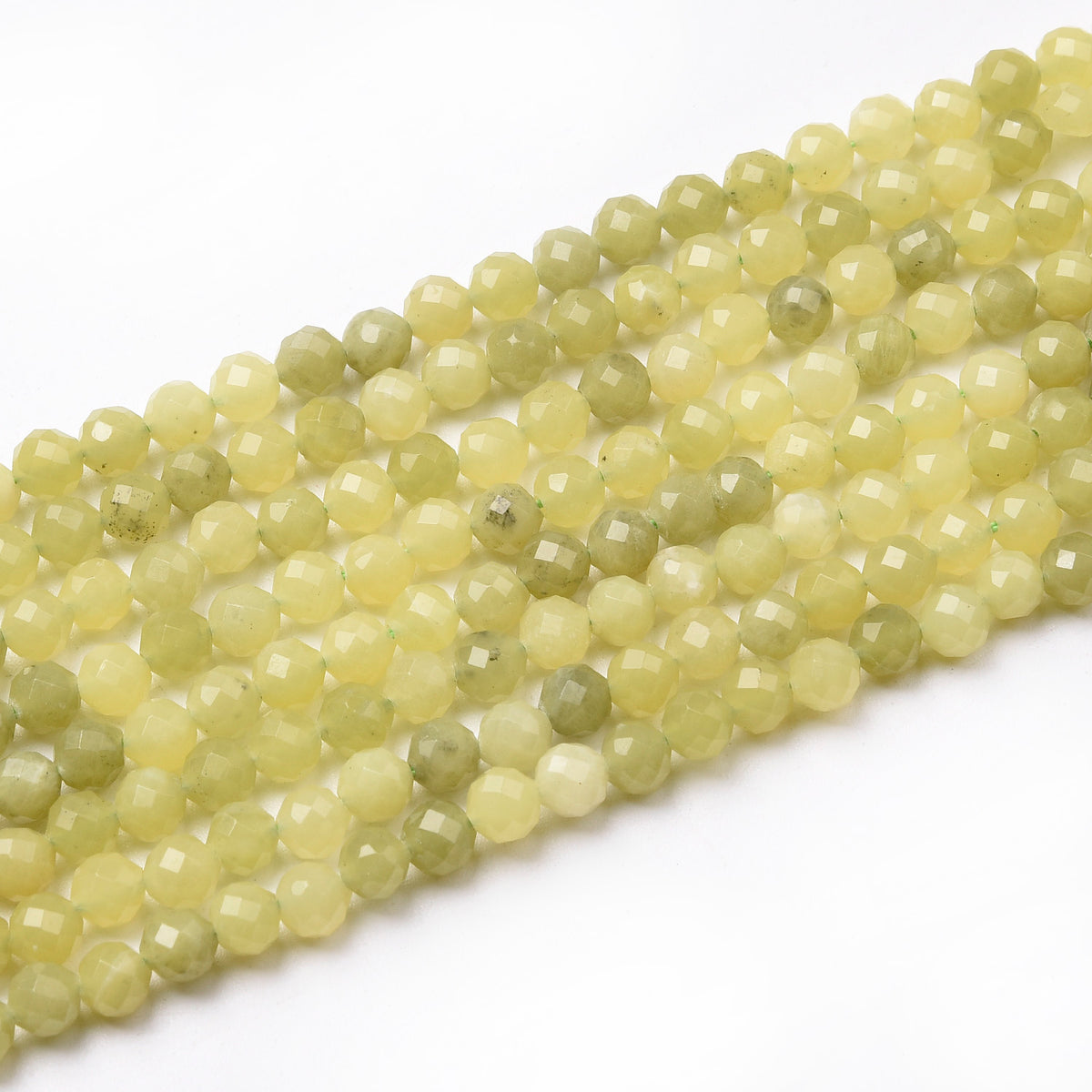 Lemon Jade  Beads Strand