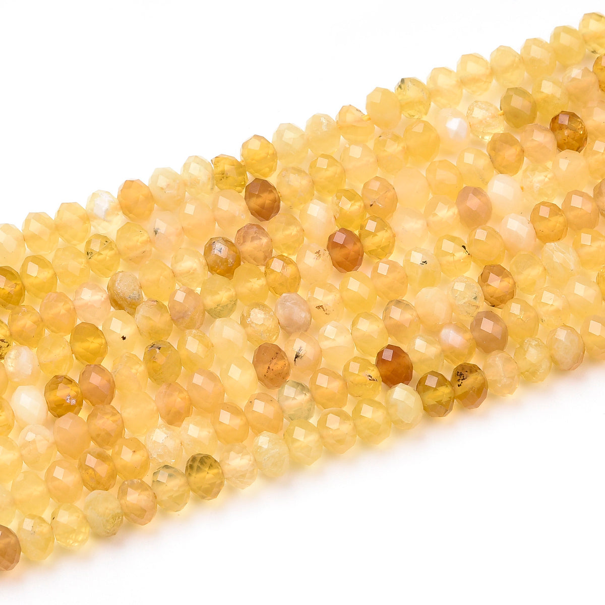 Yellow Opal Beads Strand