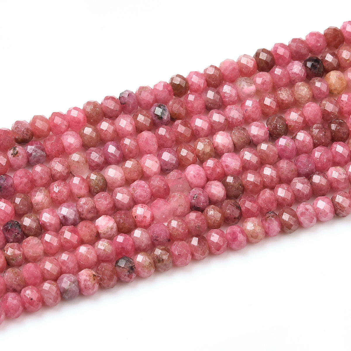 Pink Rhodonite Beads Strand