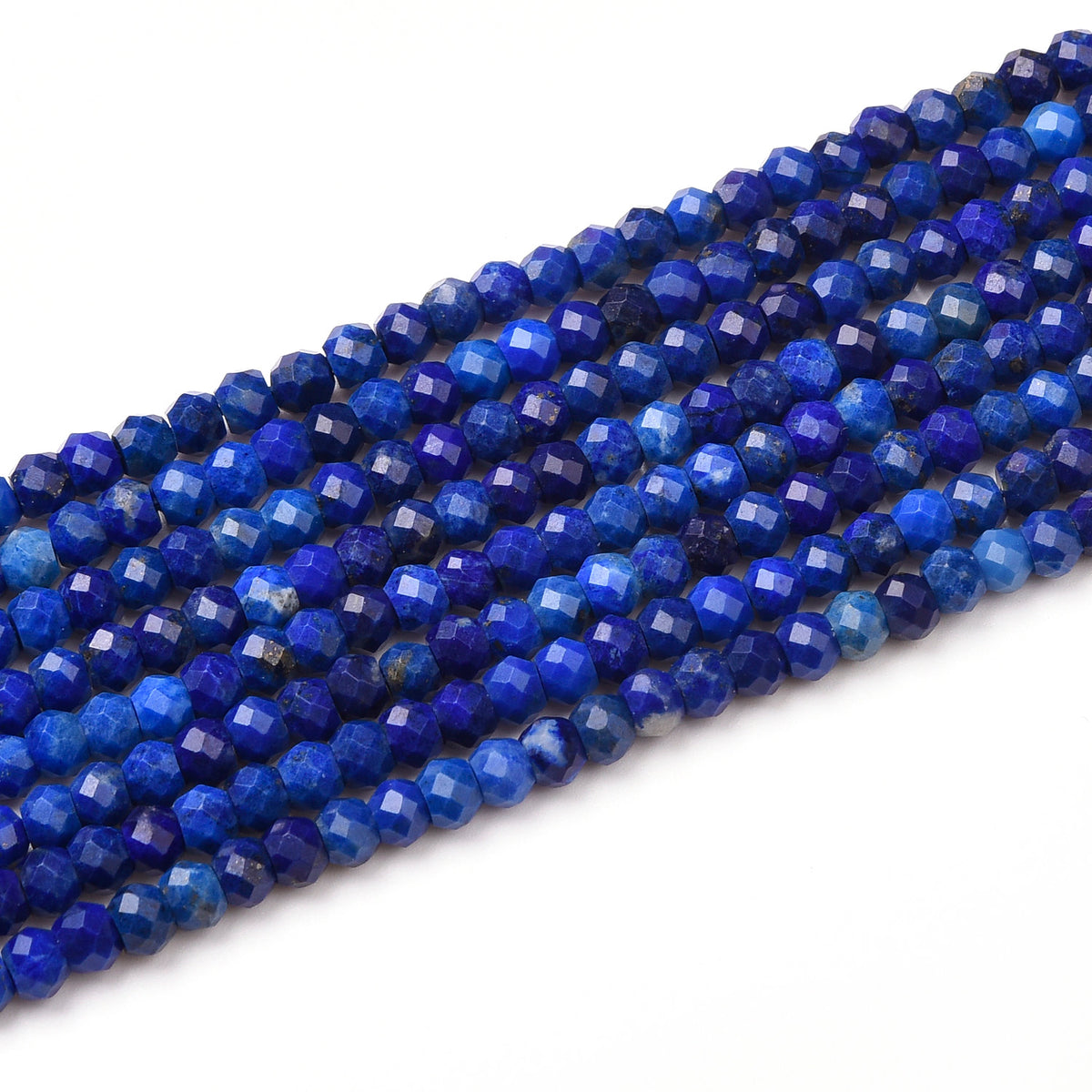 Deep Blue Lapis Beads Strand