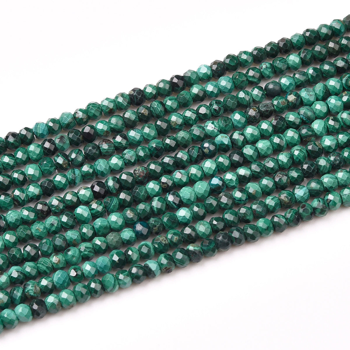 Green Malachite Beads Strand