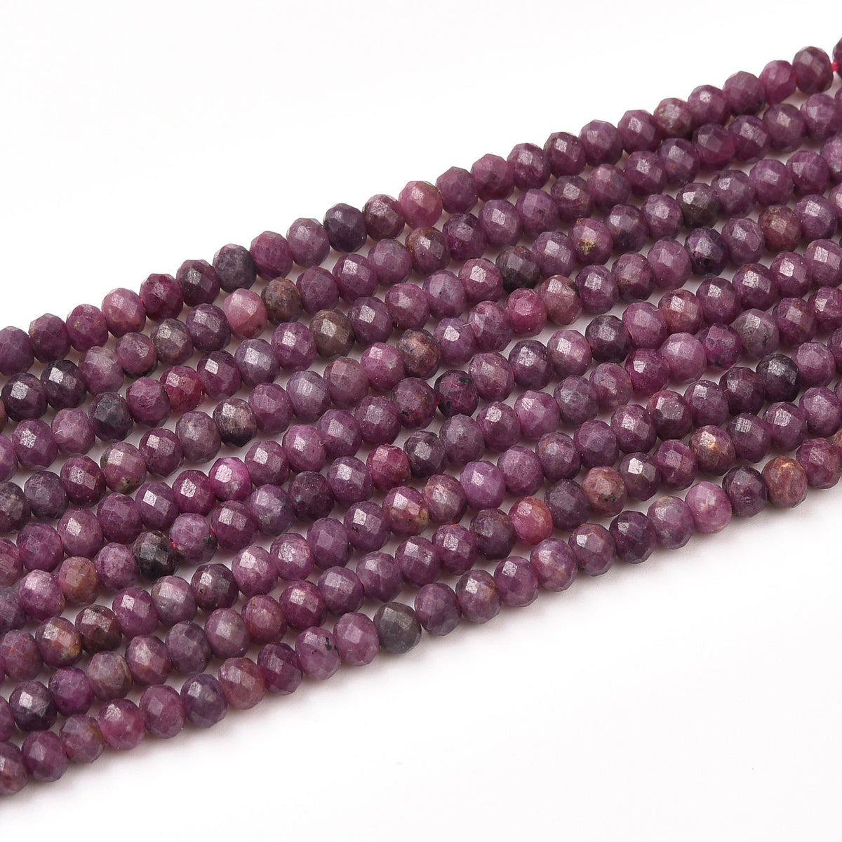 Red Ruby Beads Strand