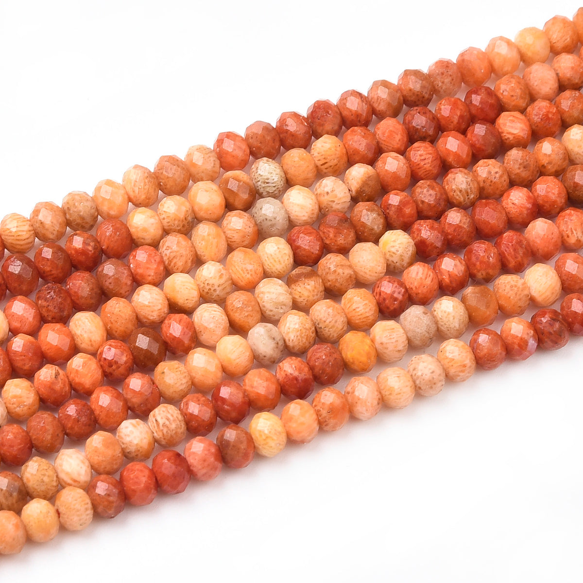 Red Coral Beads Strand