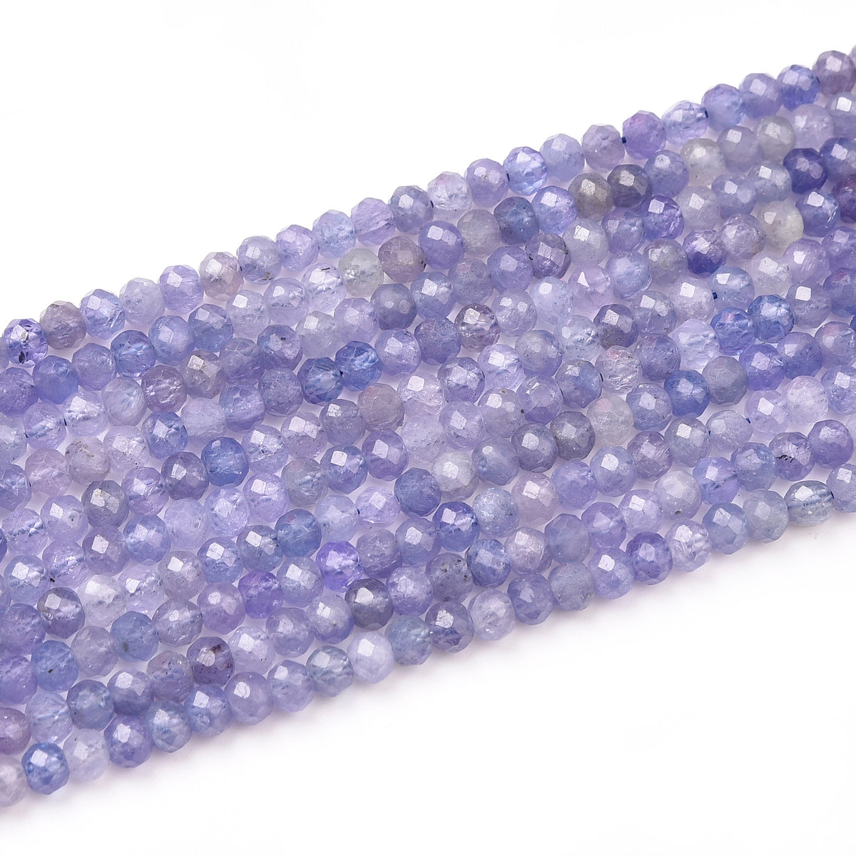 Purple Tanzanite Beads Strand