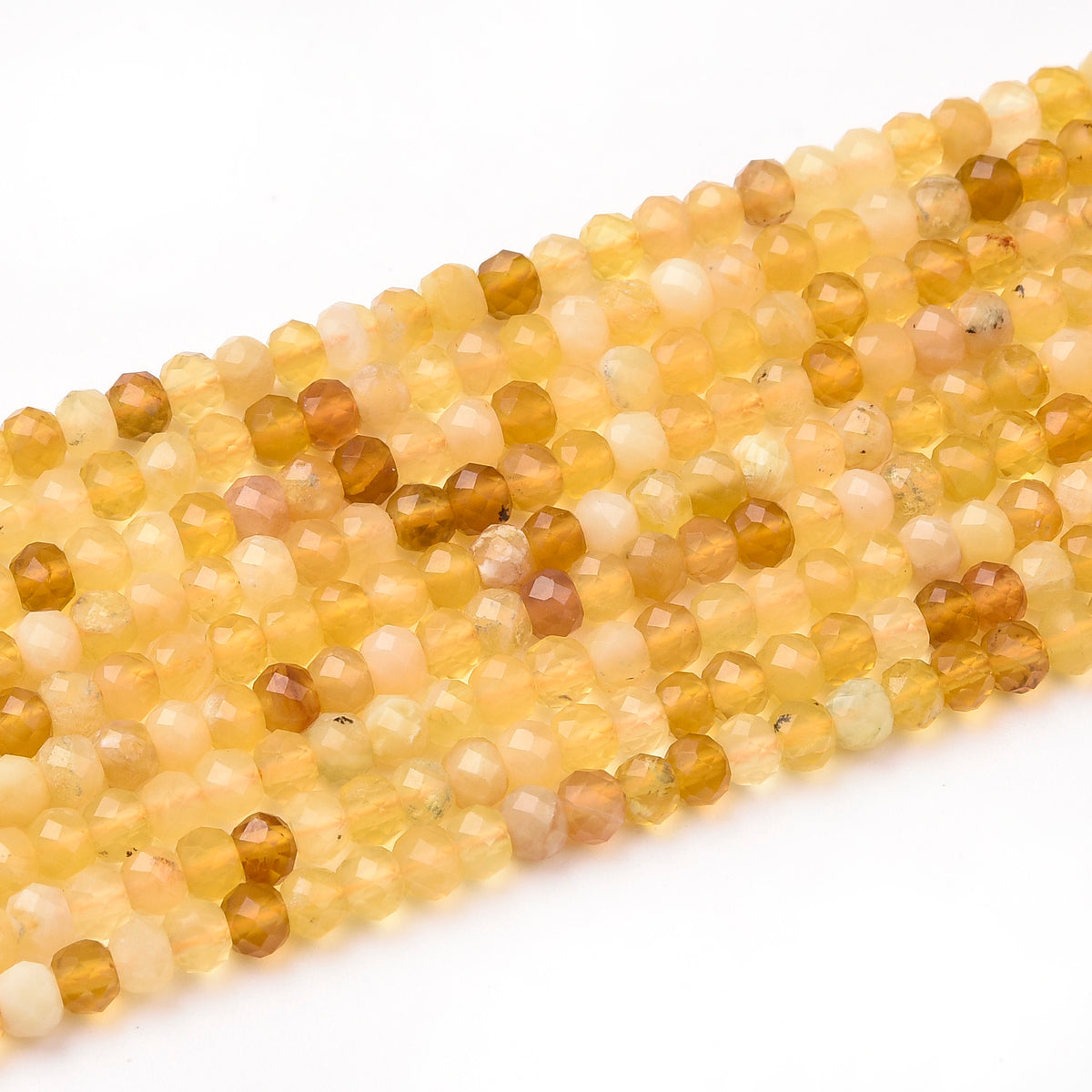 Yellow Opal Beads Strand