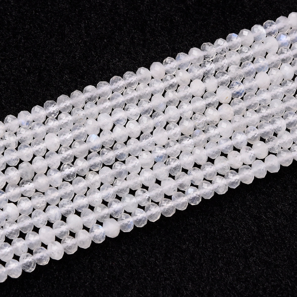 White Moonstone Beads Strand