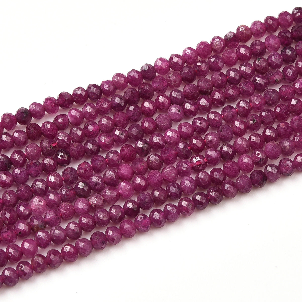 Red Ruby Beads Strand