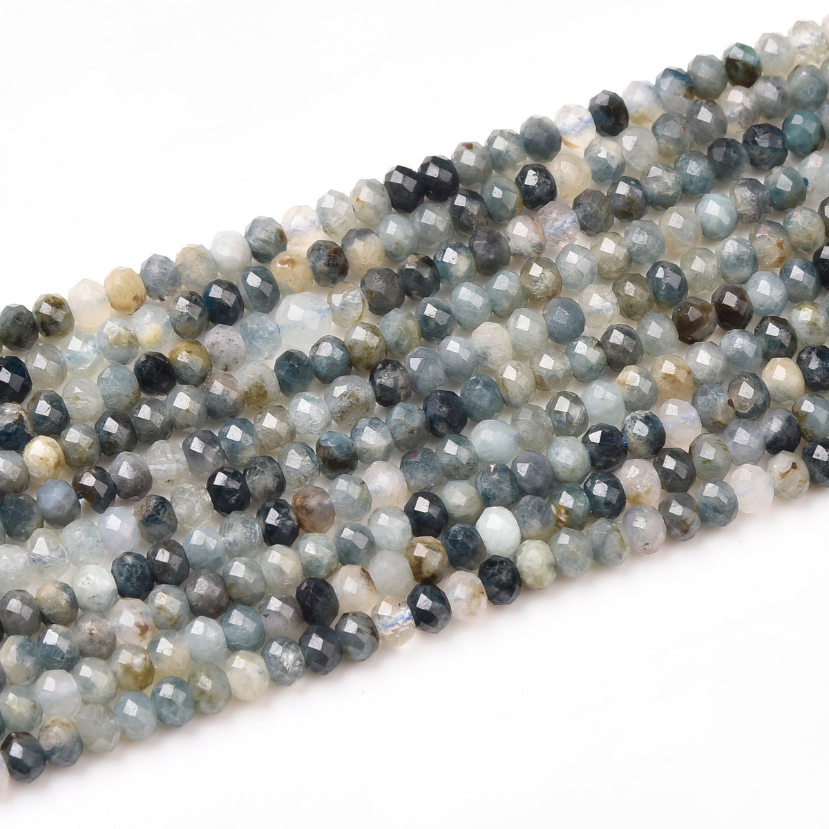 Blue Tourmaline Beads Strand