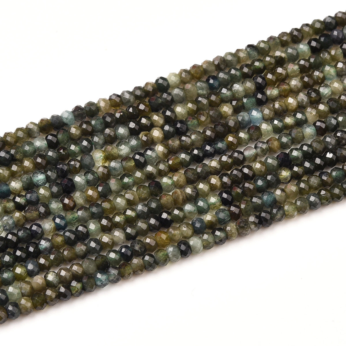 Green Tourmaline Beads Strand