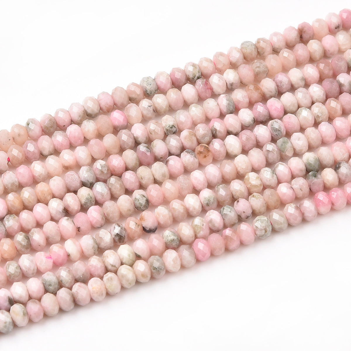 Pink Rhodonite Beads Strand