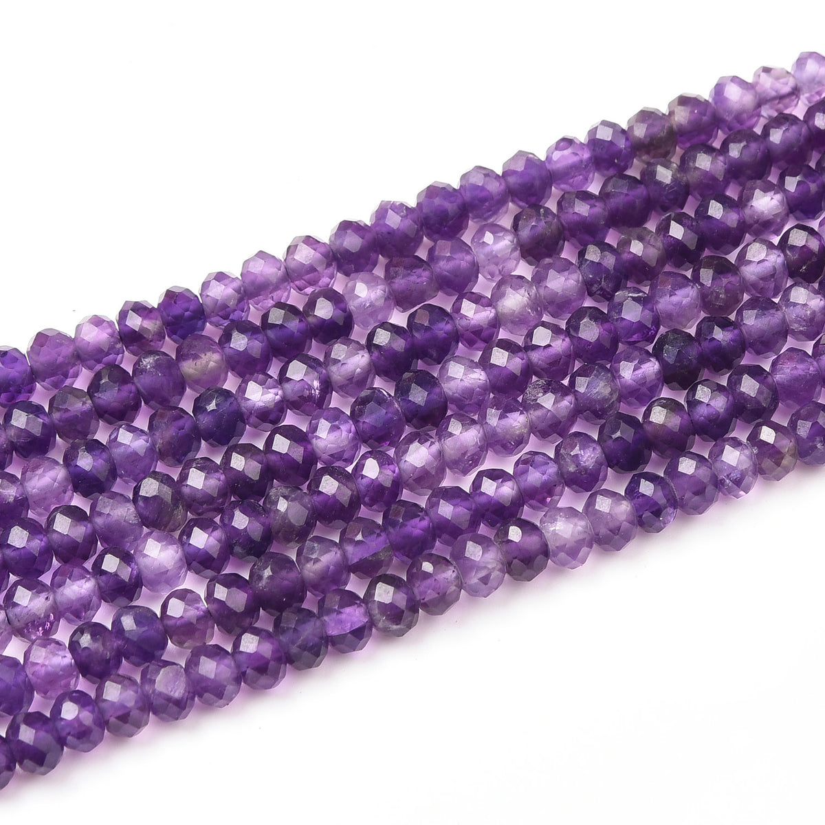 Deep Purple Amethyst Beads Strand