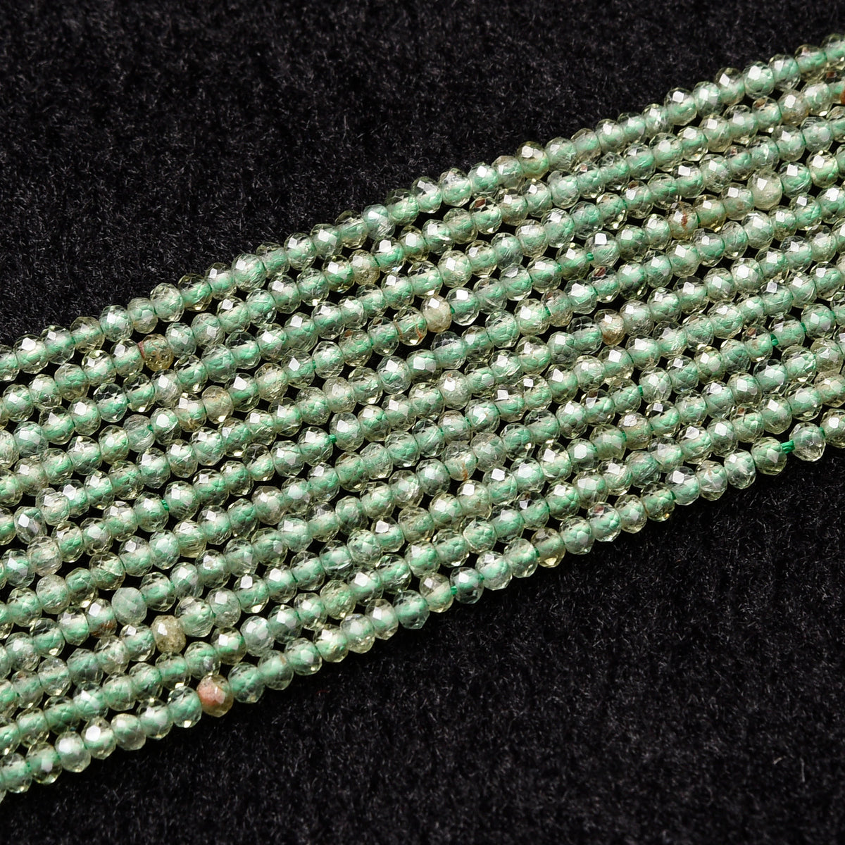 Green Apatite Beads Strand