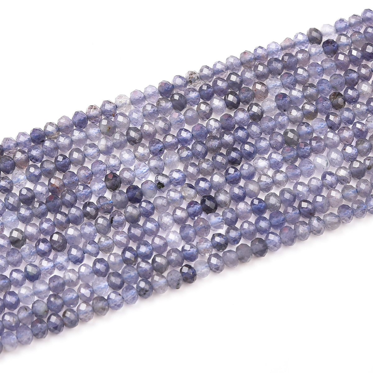 Blue / Purple / Grey Iolite Beads Strand