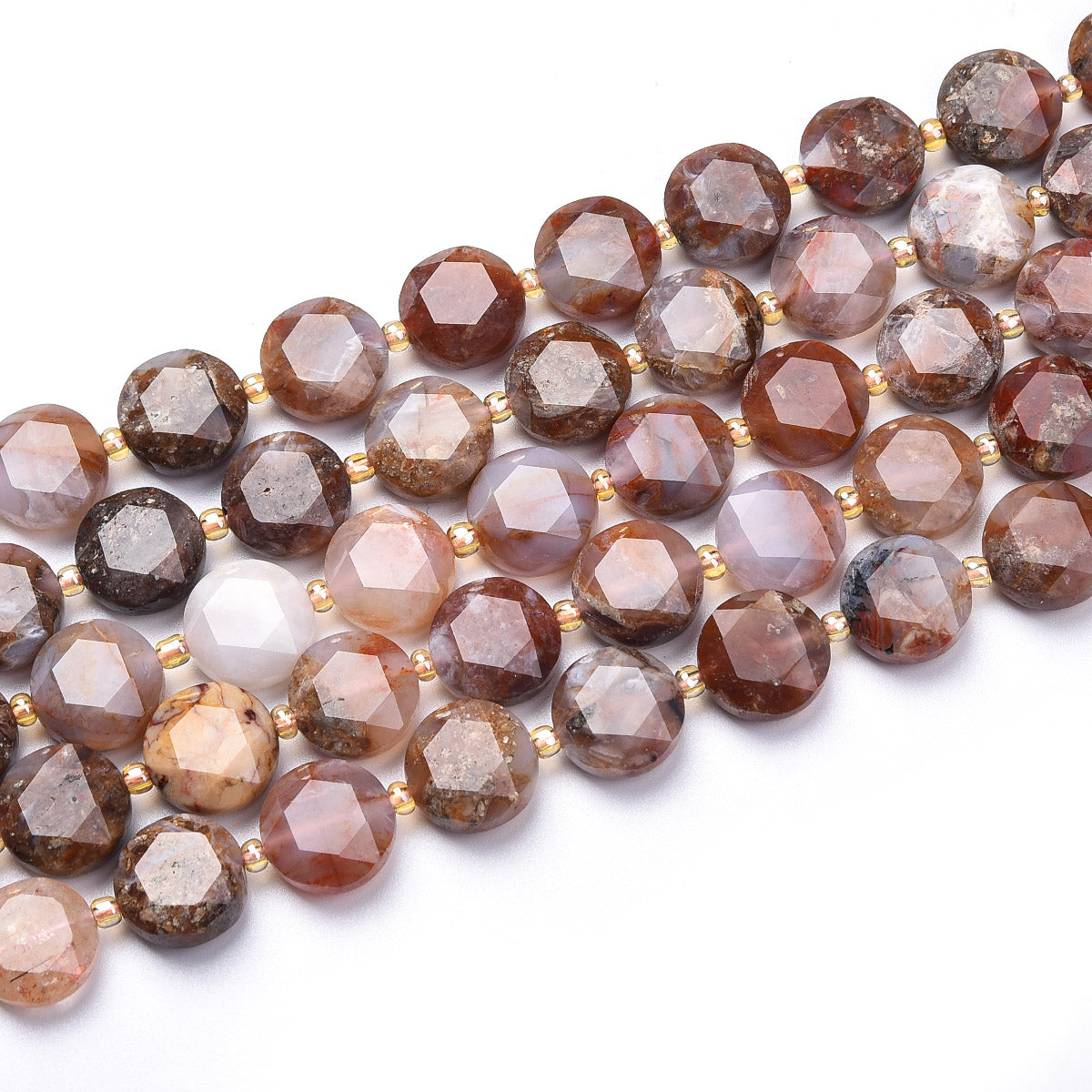 Fire Agate Beads Strand