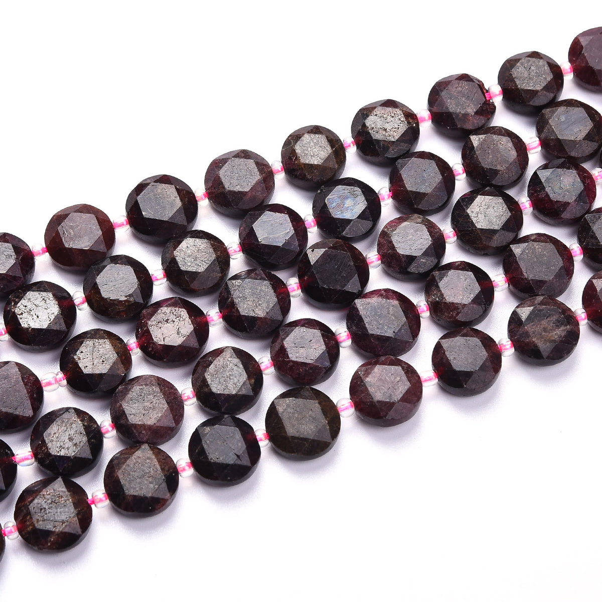 Garnet Beads Strand