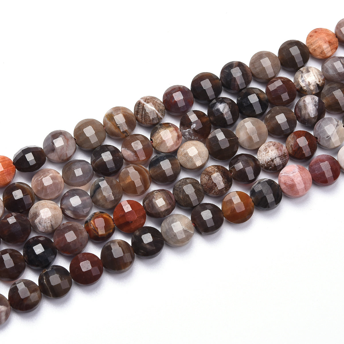 Brazil Petrified Wood Agate Beads Strand