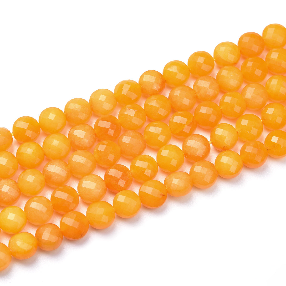 Yellow Jade Beads Strand