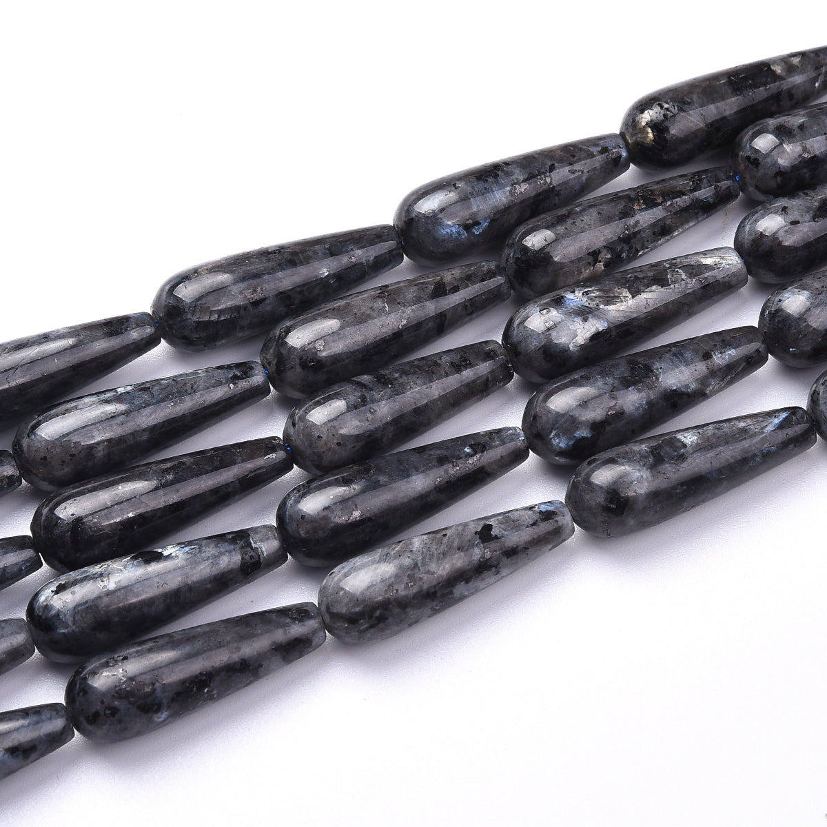 Black Labradorite Beads Strand