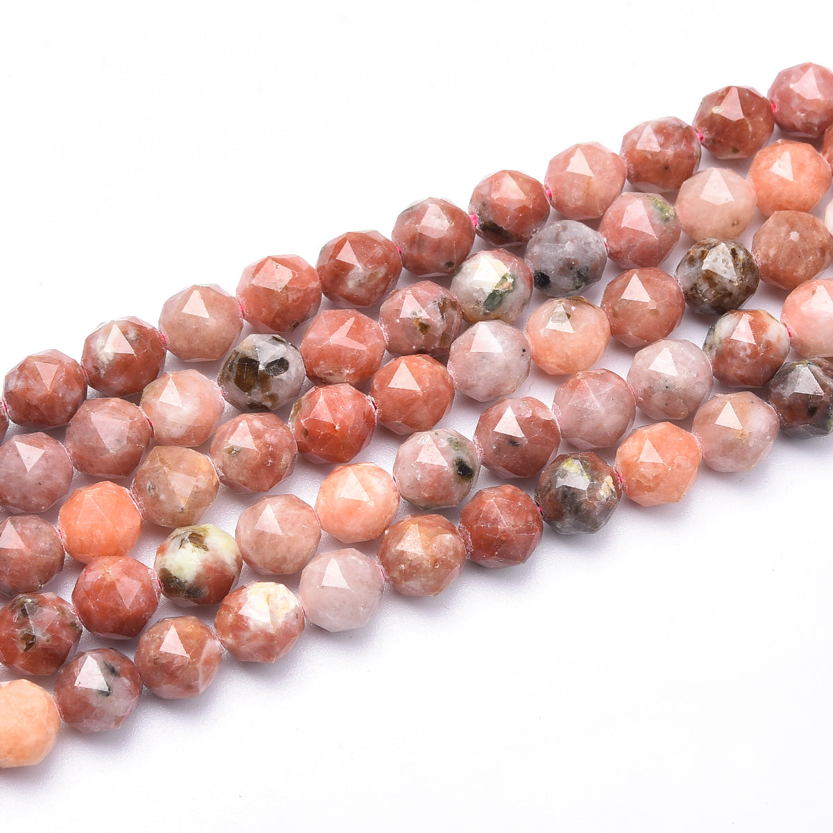 Plum Jade Beads Strand