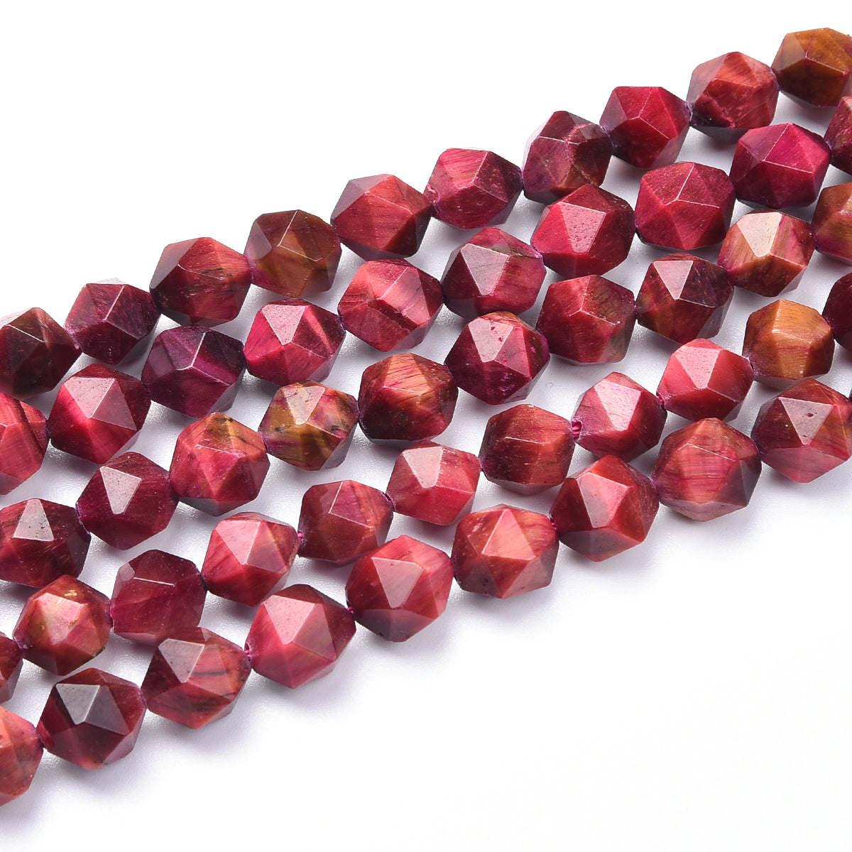 Red Tiger Eye Beads Strand