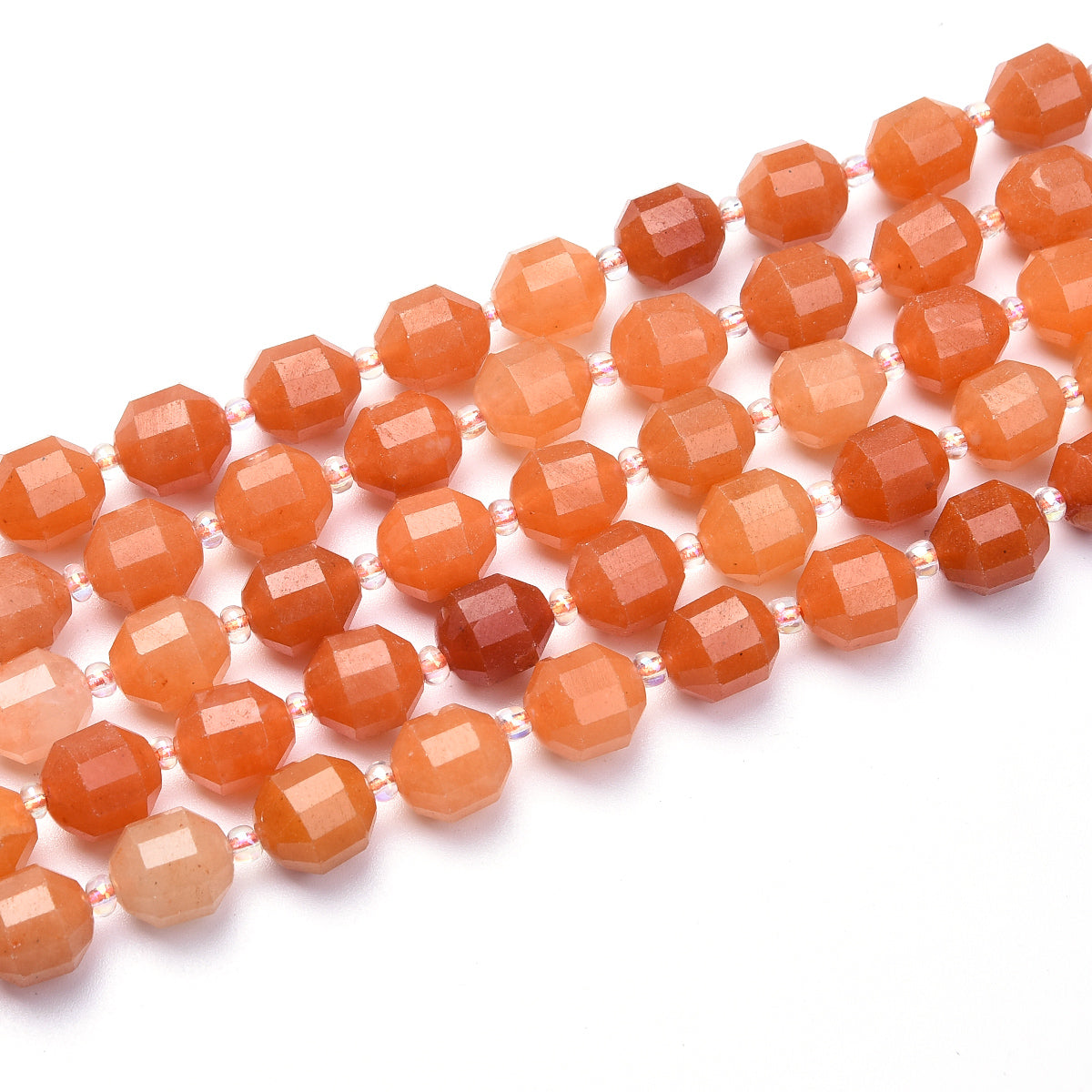 Red Aventurine Beads Strand