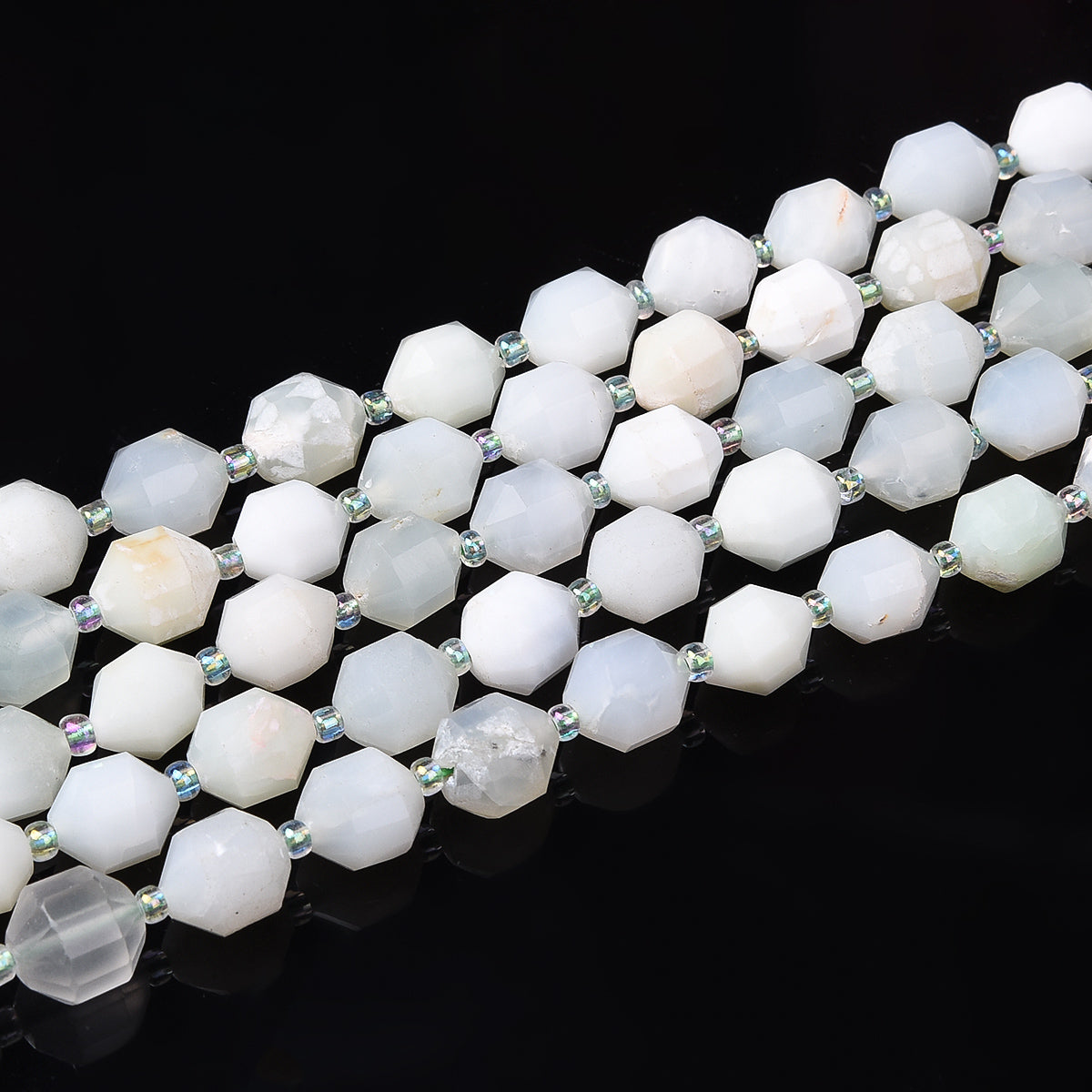 Green Opal Beads Strand