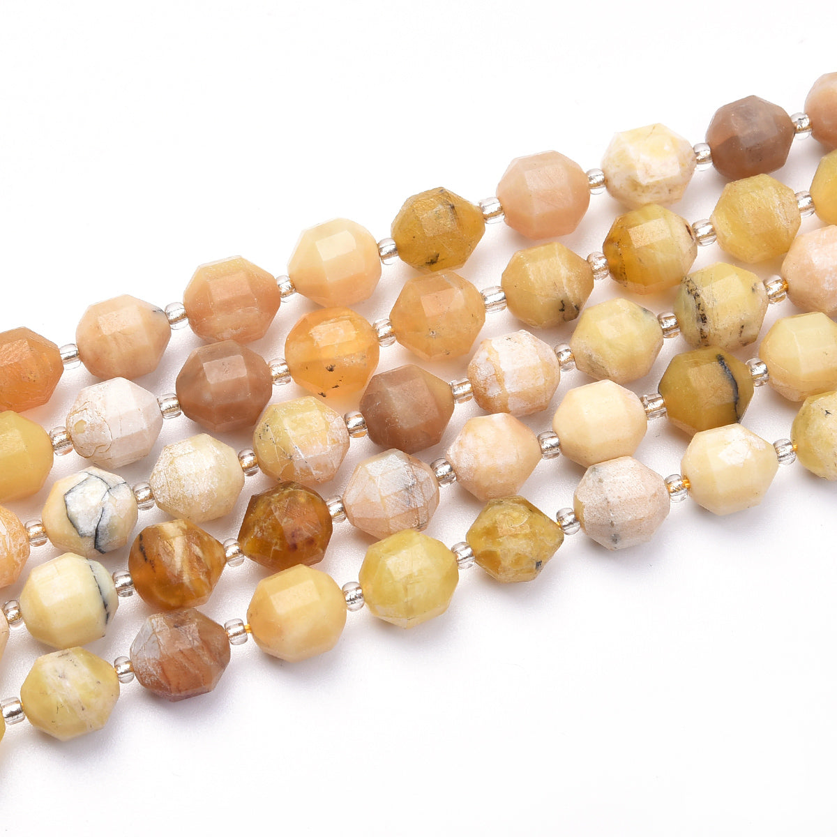 Yellow Opal Beads Strand