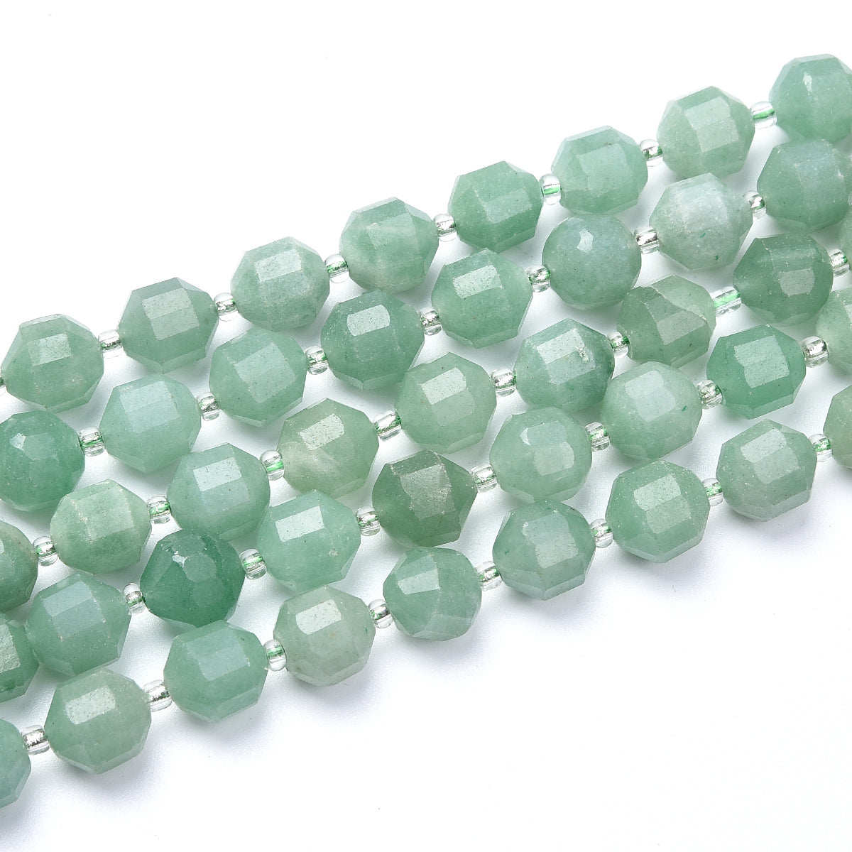 Green  Aventurine Beads Strand