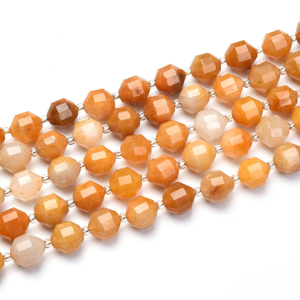 Yellow Jade Beads Strand