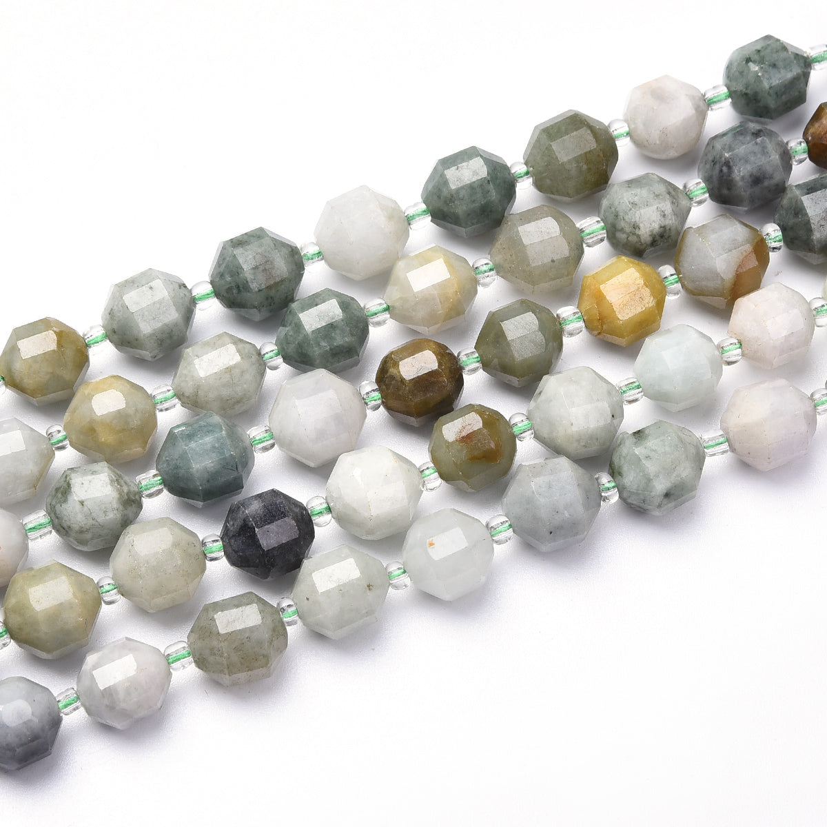 Natural Burmese Jade Beads Strand