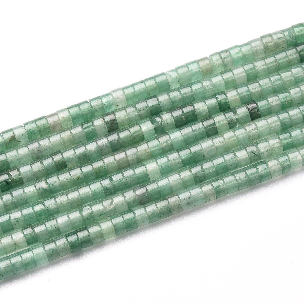 Green Aventurine Beads Strand (Solid Color)