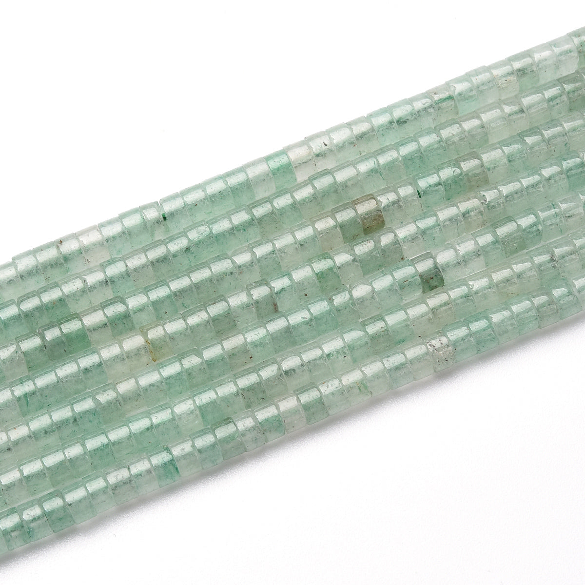 Green Aventurine Beads Strand (Soft Color)