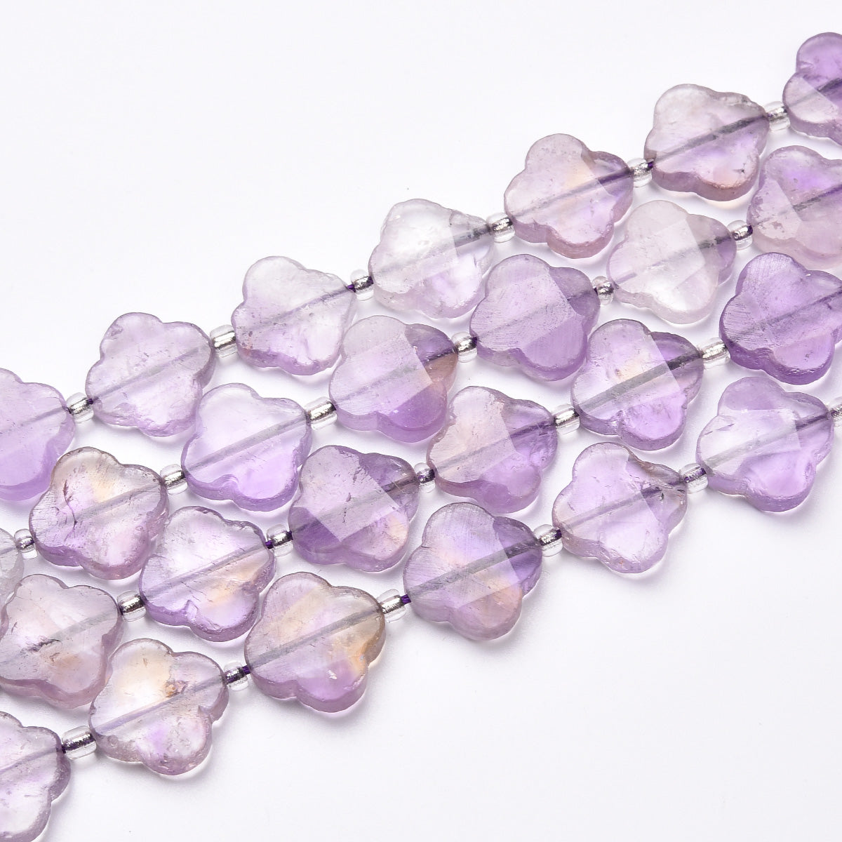 Ametrine Beads Strand