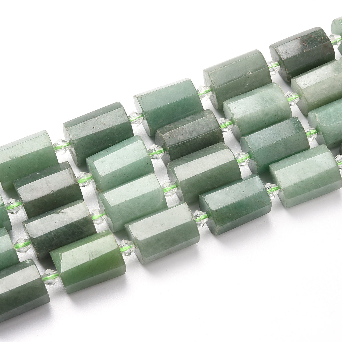 Green  Aventurine Beads Strand