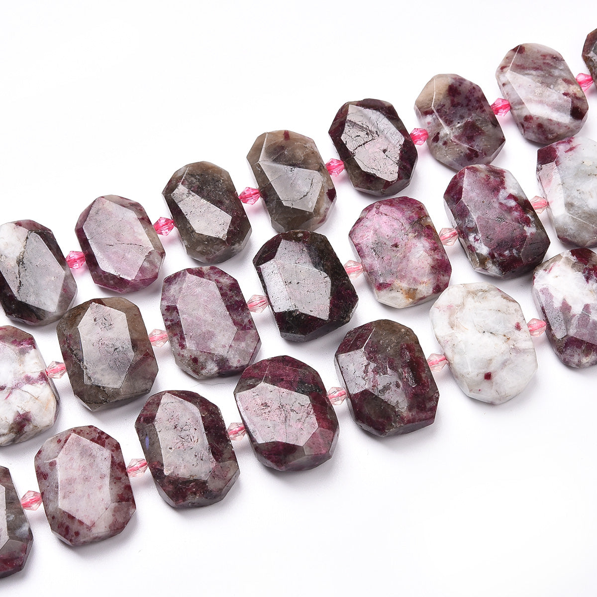 Pink Tourmaline Beads Strand