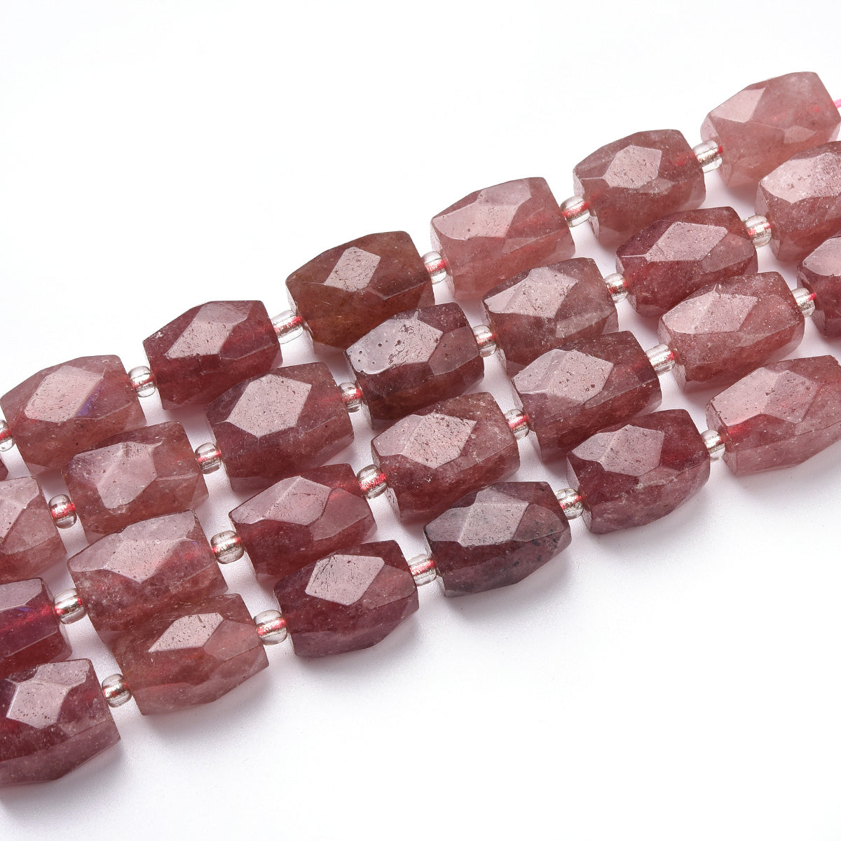 Strawberry Quartz Beads Strand