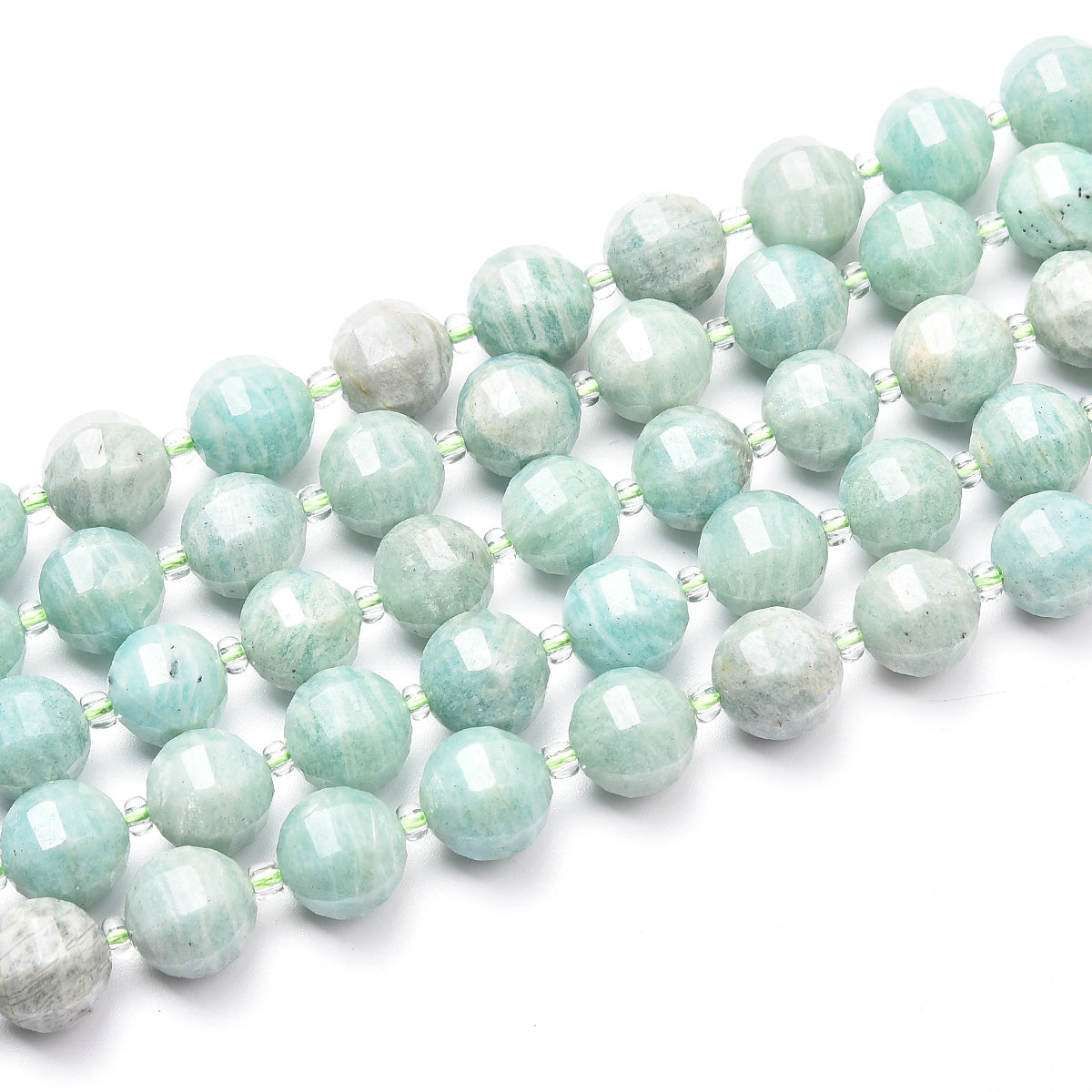 Green / Teal Amazonite Beads Strand