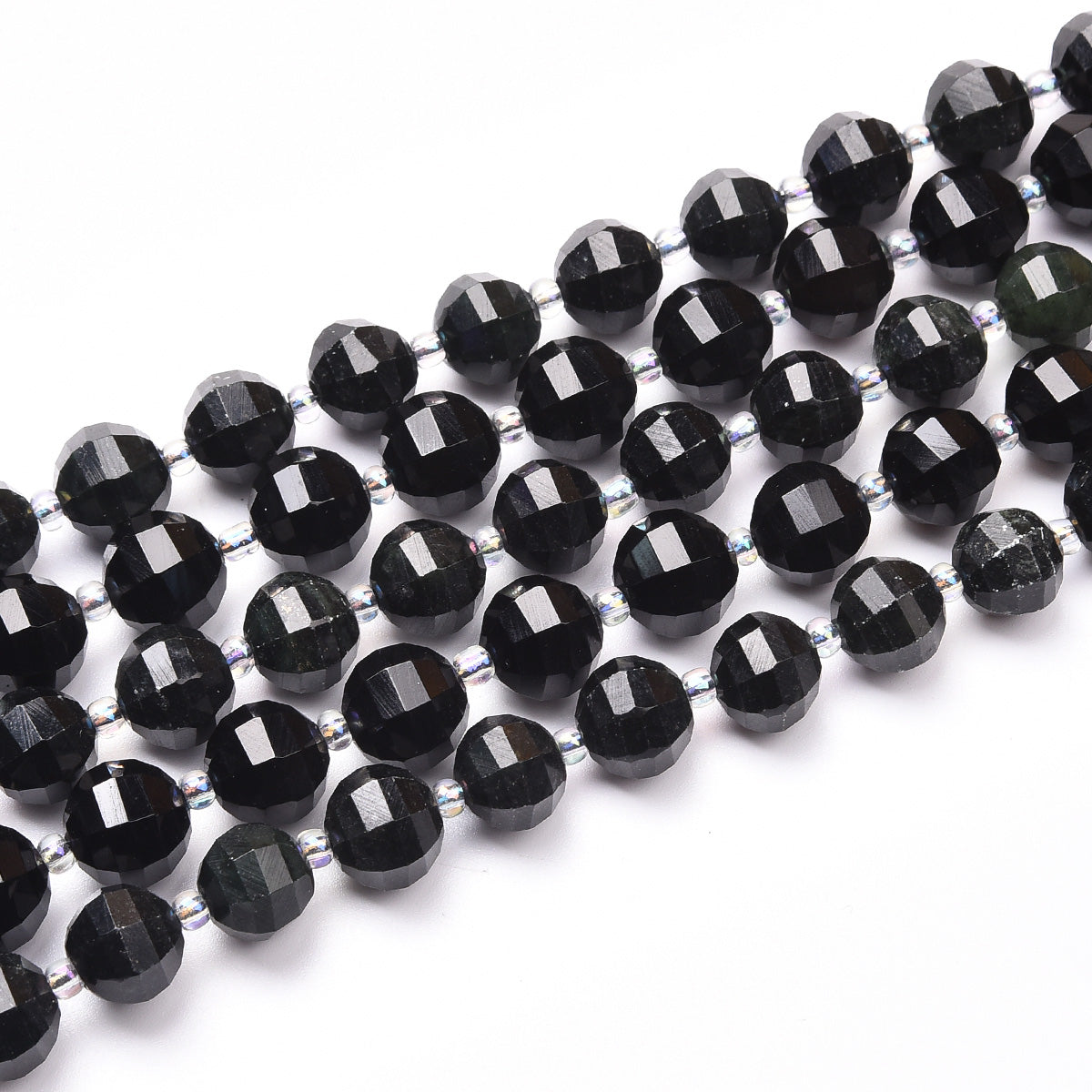 Black Jade Beads Strand