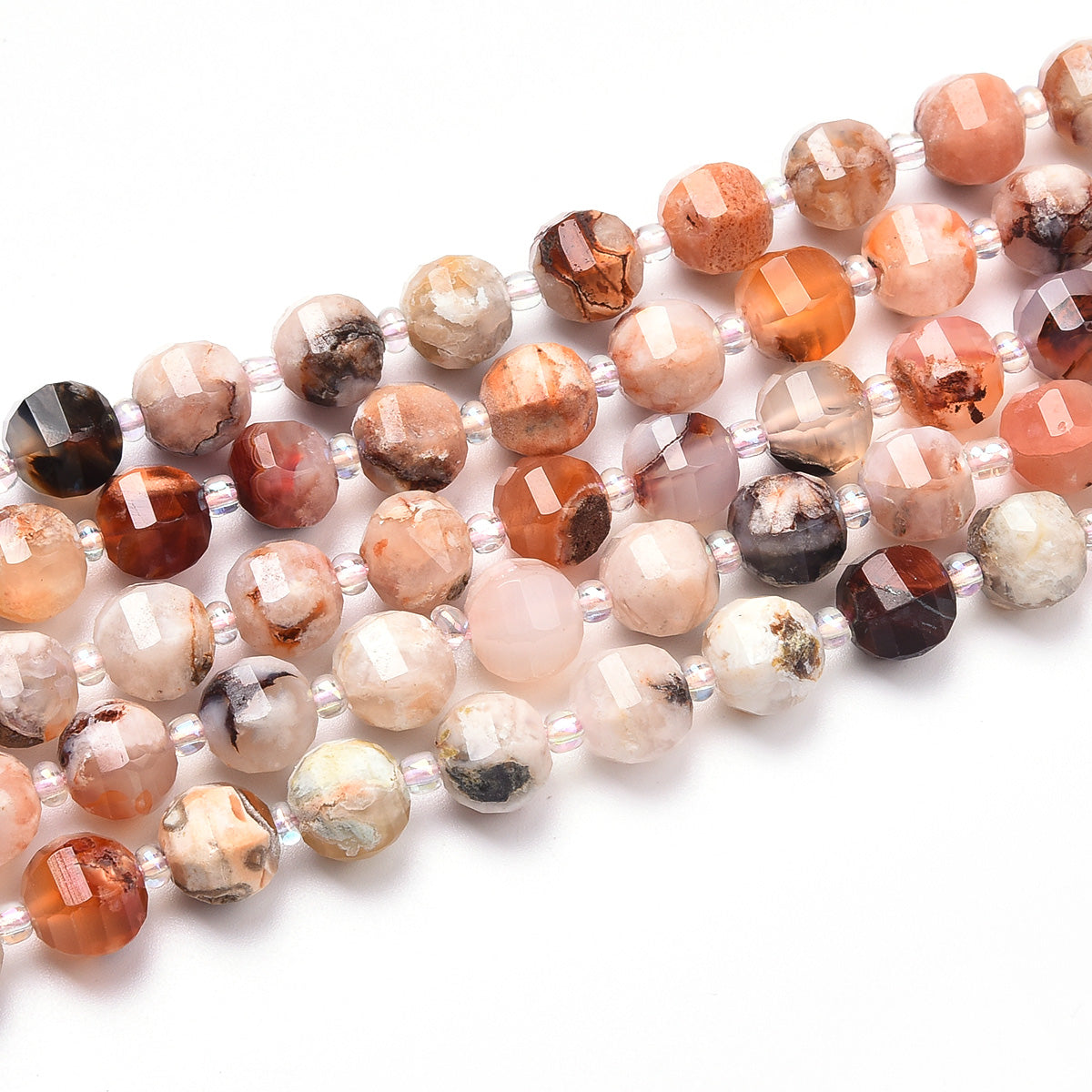 Cherry Agate Beads Strand