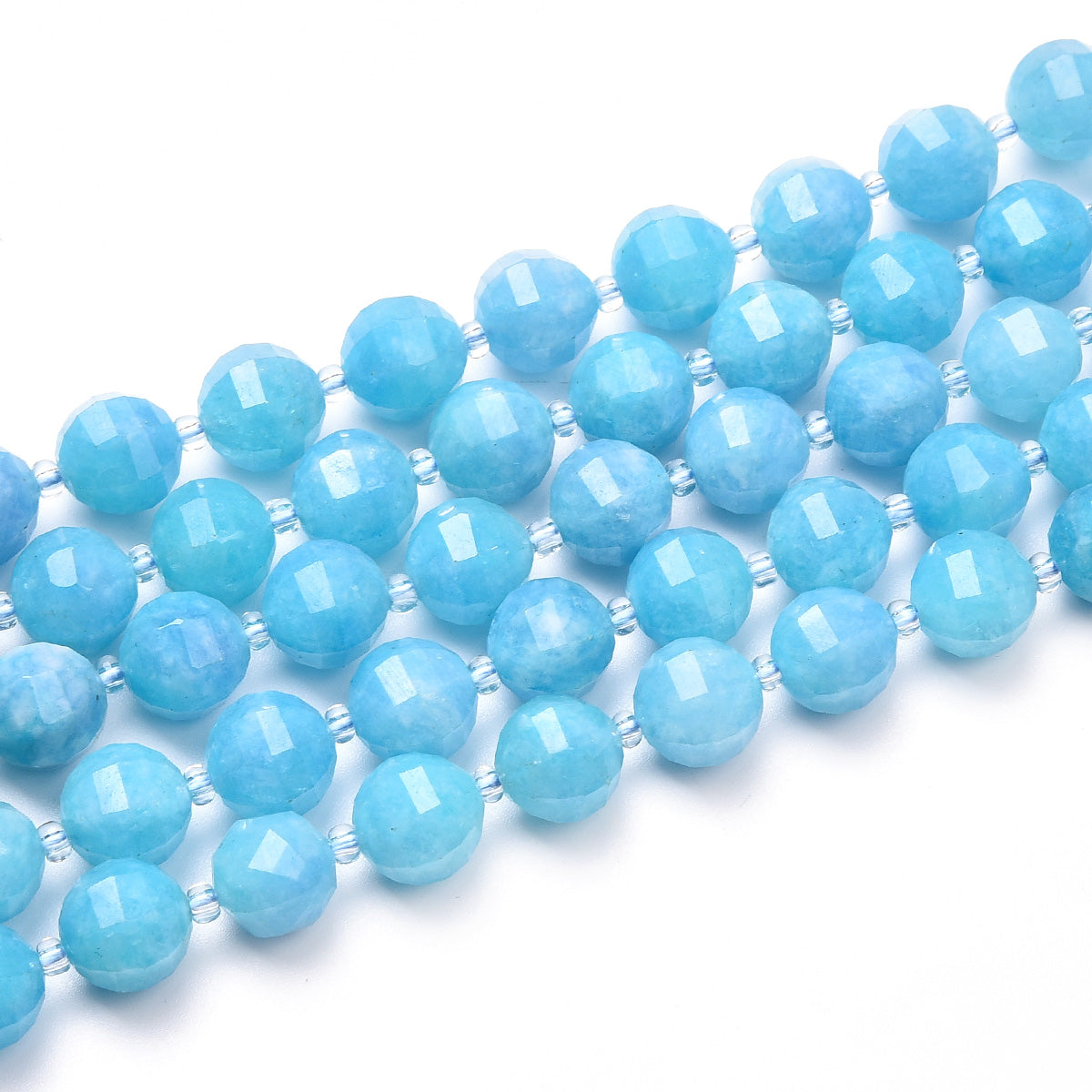 Blue Amazonite Beads Strand