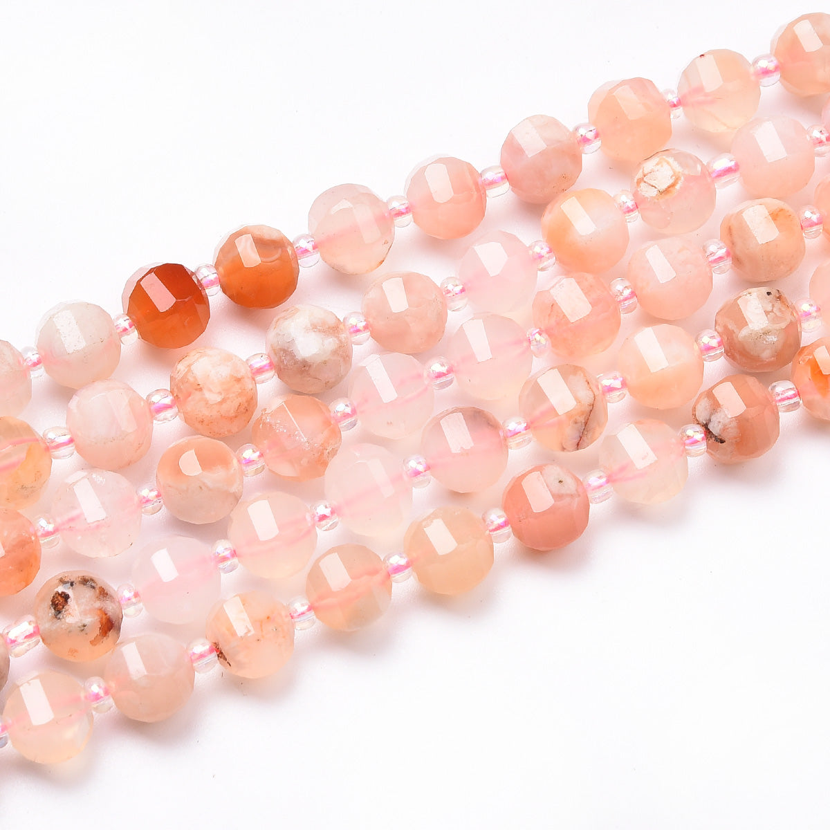 Cherry Agate Beads Strand