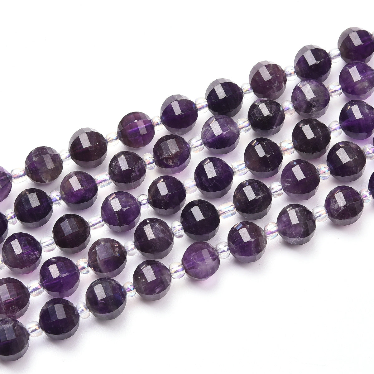 Purple Amethyst Beads Strand