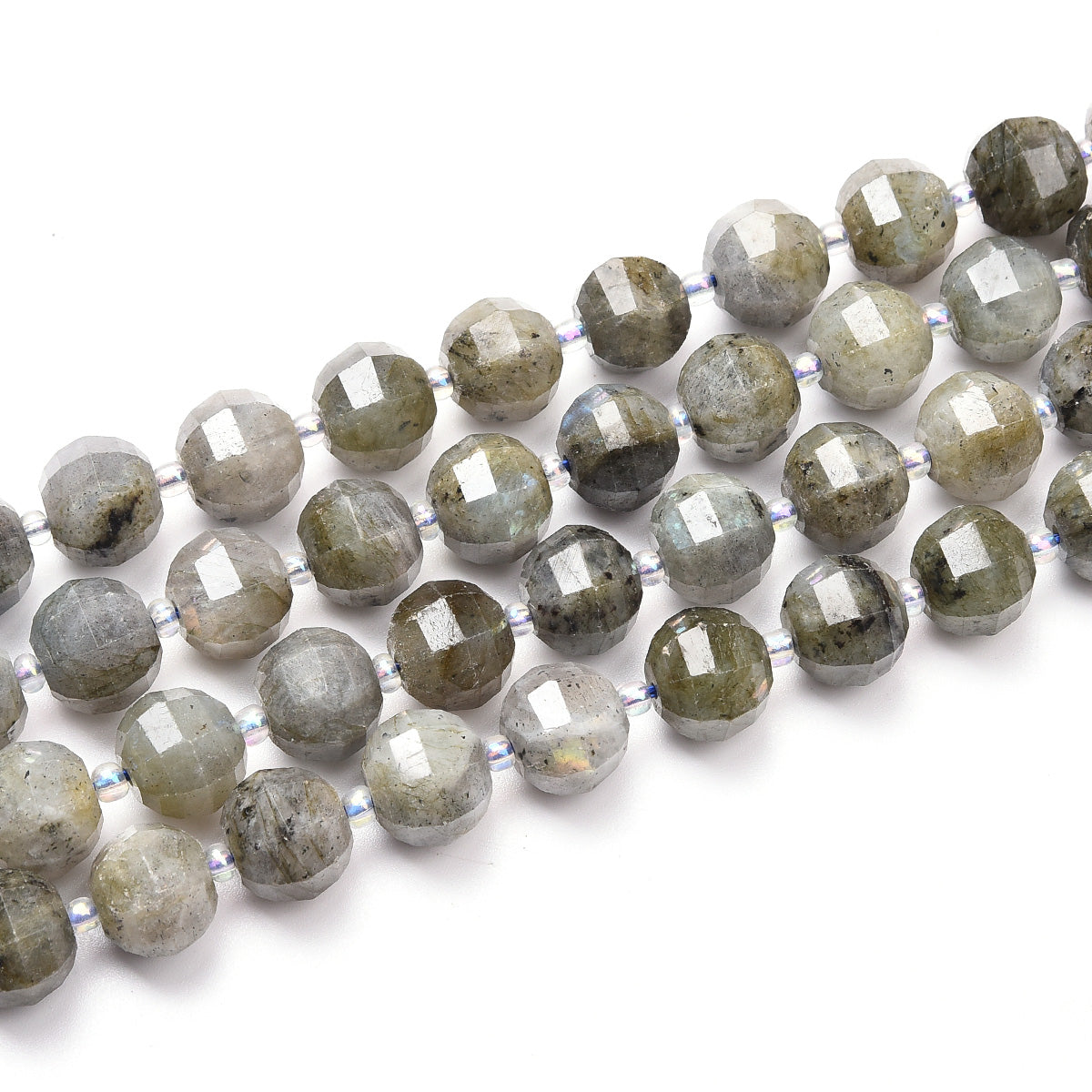 Grey Labradorite Beads Strand