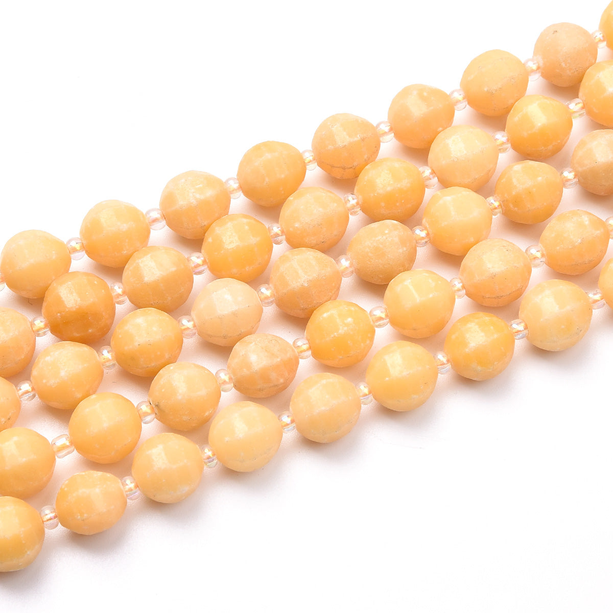 Yellow Jade Beads Strand