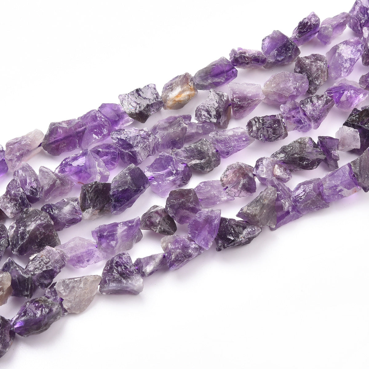 Purple Amethyst Beads Strand