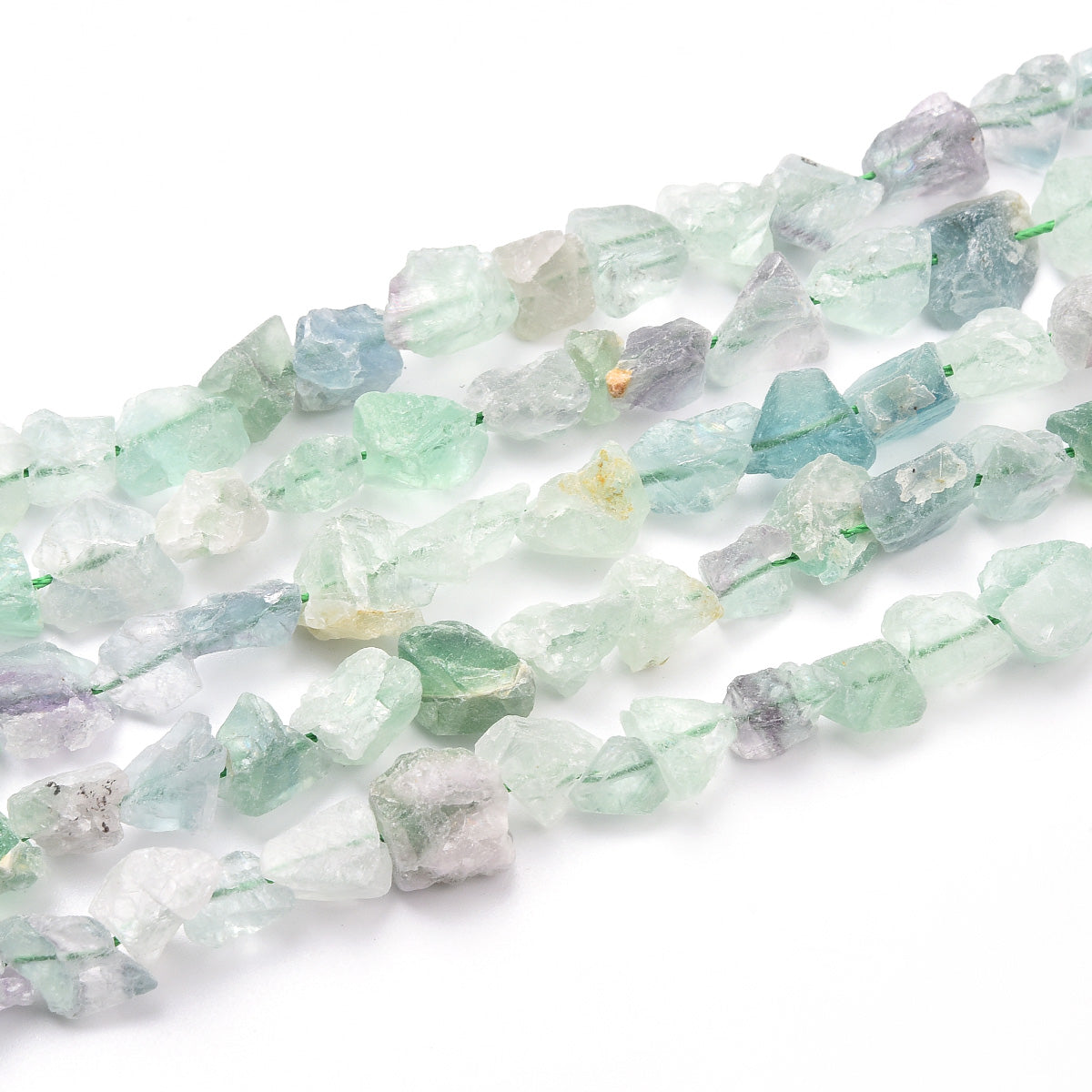 Green Flourite Beads Strand