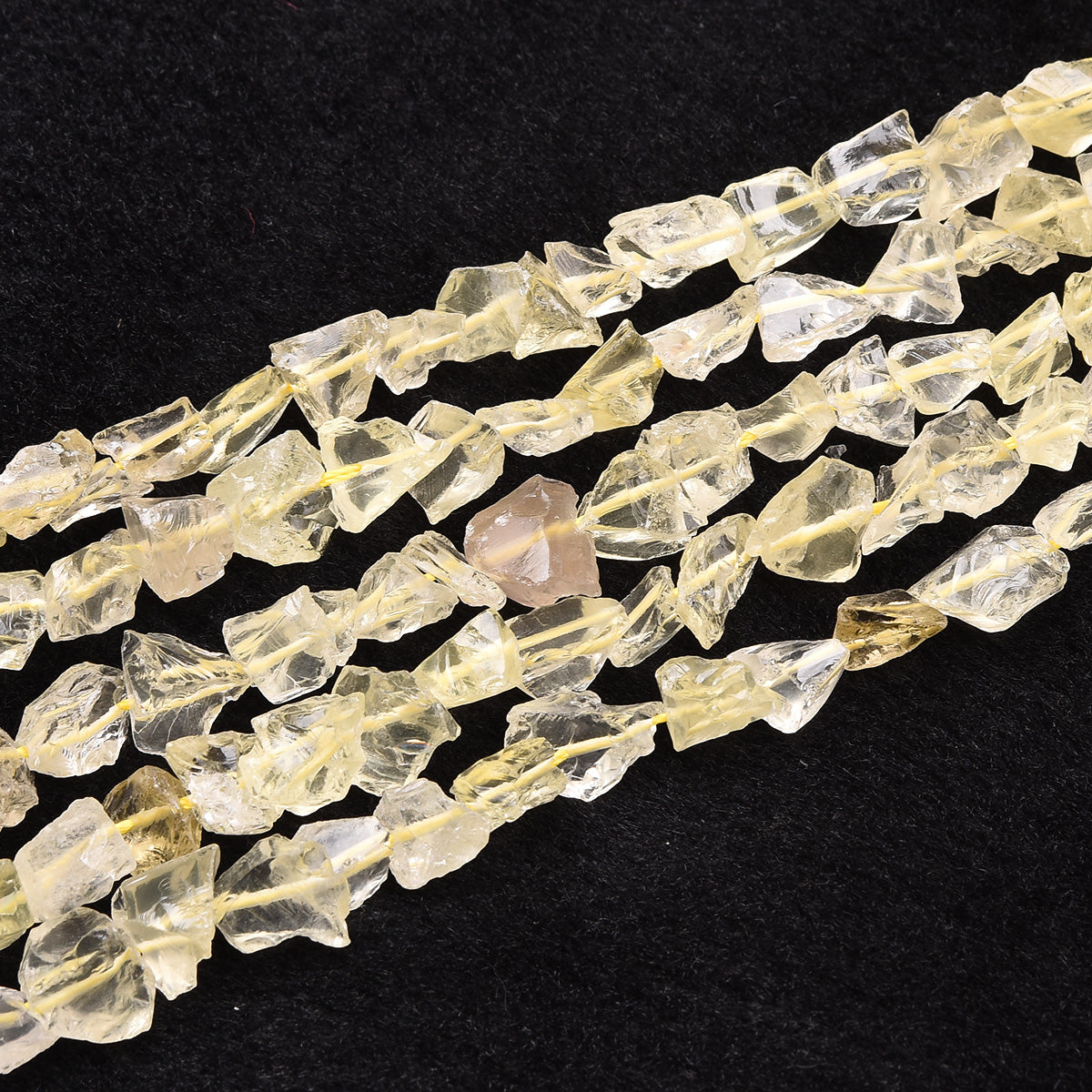 Lemon Quartz Beads Strand